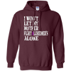 Image of Alzheimer's Awareness T-Shirt For Mothers Purple Ribbon Tee
