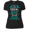 Image of All Men Created Equal Funny Police Officer Shirt