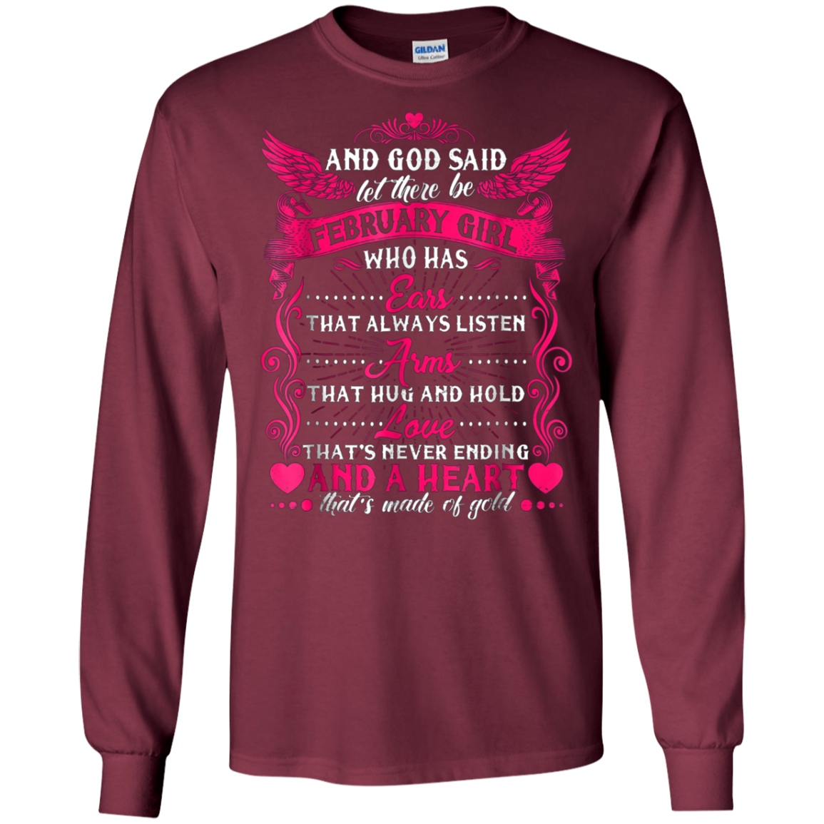 And God Said Let There Be February Girl T-shirt