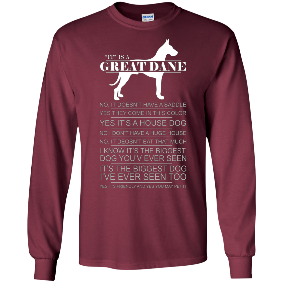 "It" Is A Great Dane T-Shirt