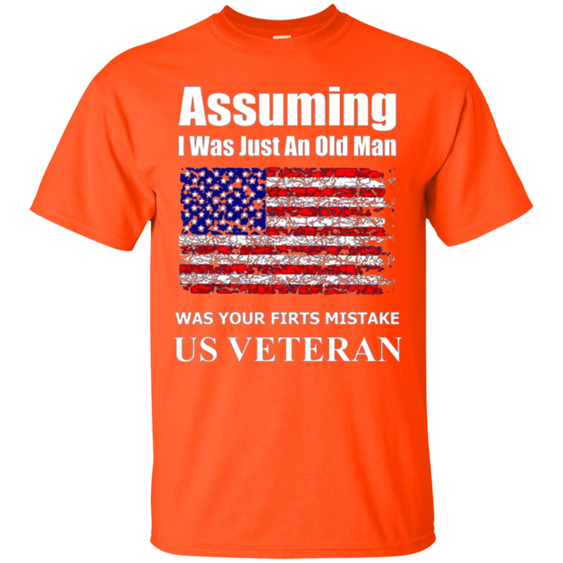 Assuming I Was Just An Old Man US Veteran Long Sleeve TShirt