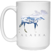 Image of Alaska Day Moose Snowy Mountain Shirt