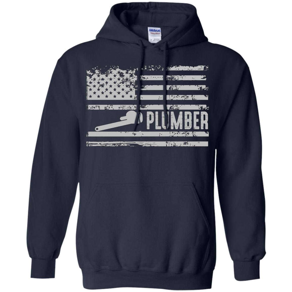 American Plumber United States Flag Gift T-Shirt