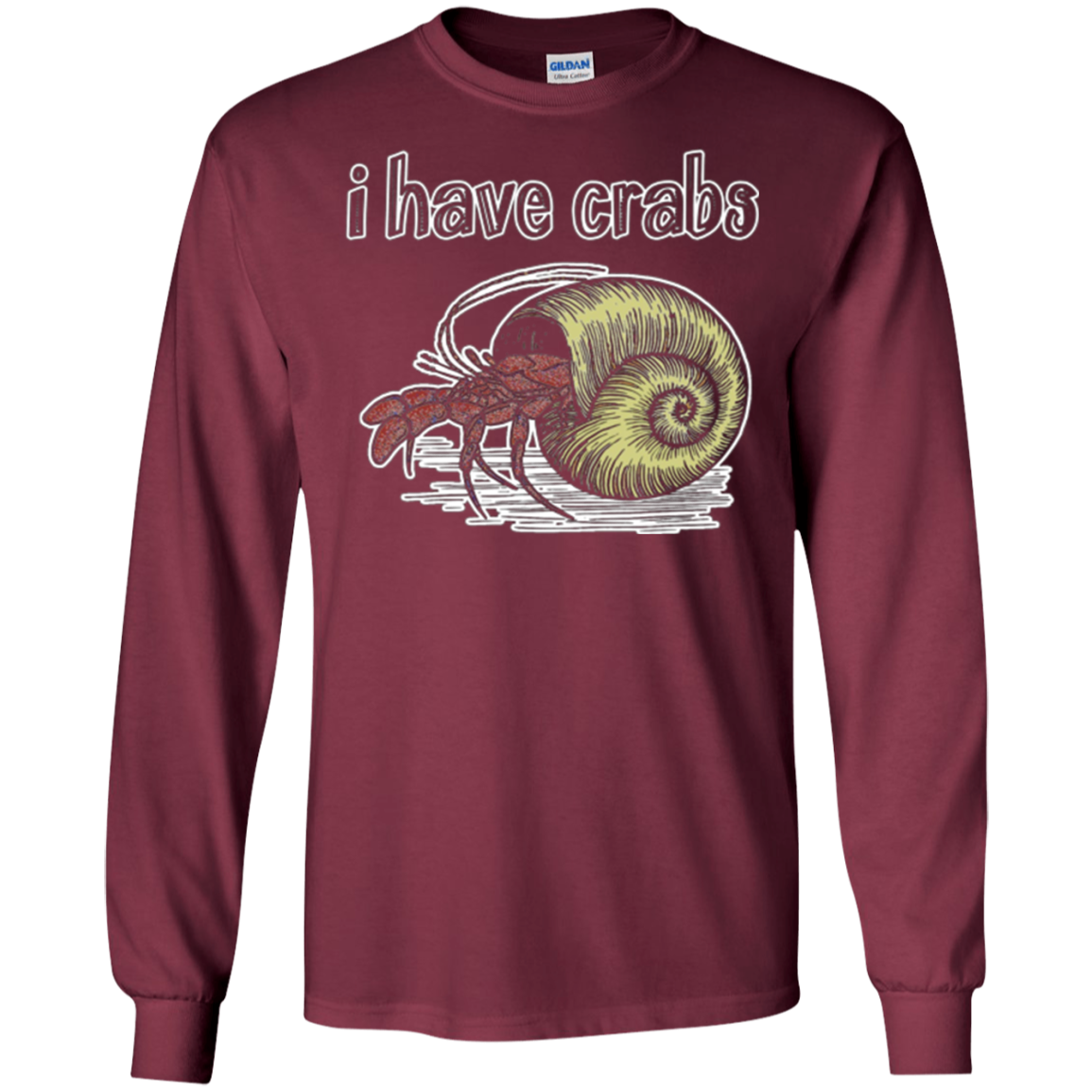 'I Have Crabs' Hermit Crab T-Shirt