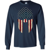 Image of American Spartan Old Glory Molon Labe USA Flag T-Shirt