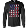 Image of American Patriot Day Funny Skulls T Shirt Original Gift Tee
