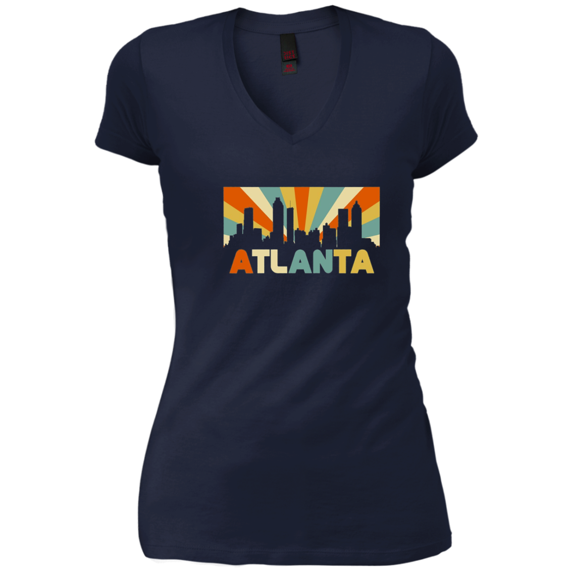 Atlanta City Retro Vintage T-Shirt Atlanta Disco 70s Georgia