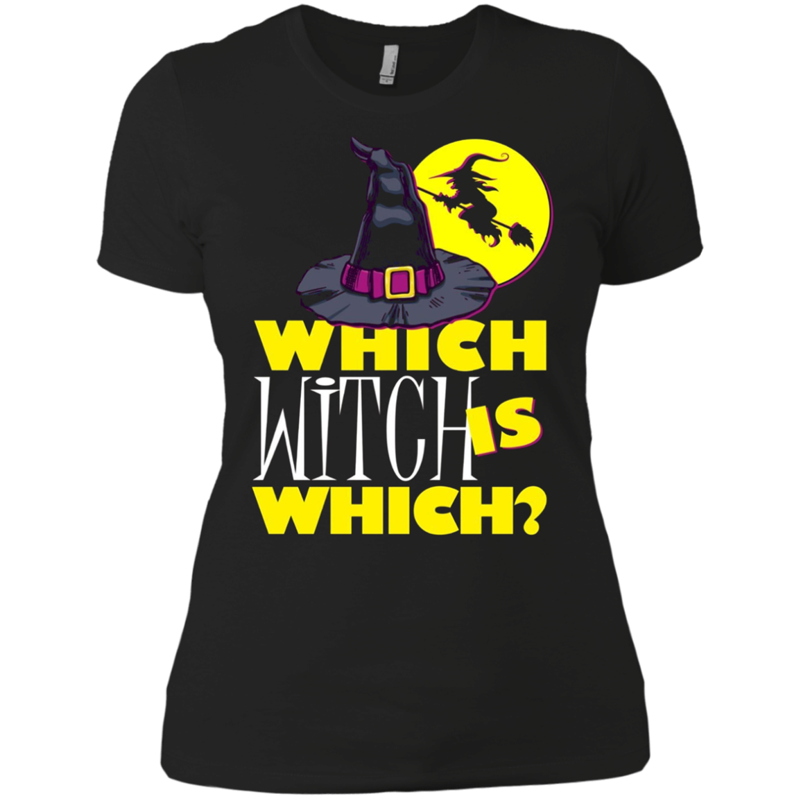Funny Halloween T-Shirt Which Witch Is Which. Teacher Gift.