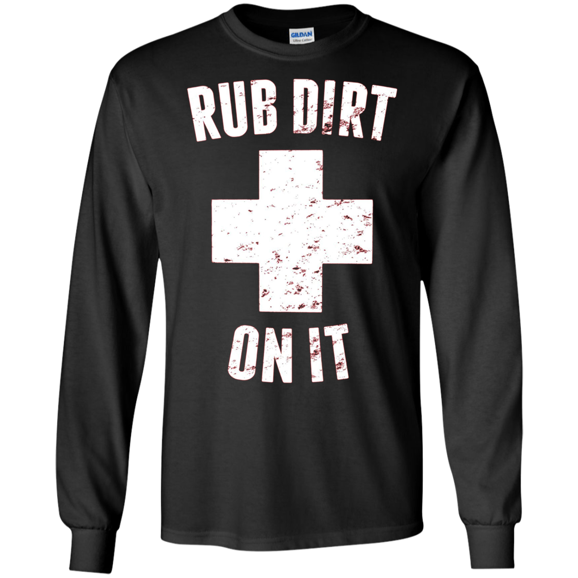 'Rub Dirt On It' Funny Baseball Sports T-shirt