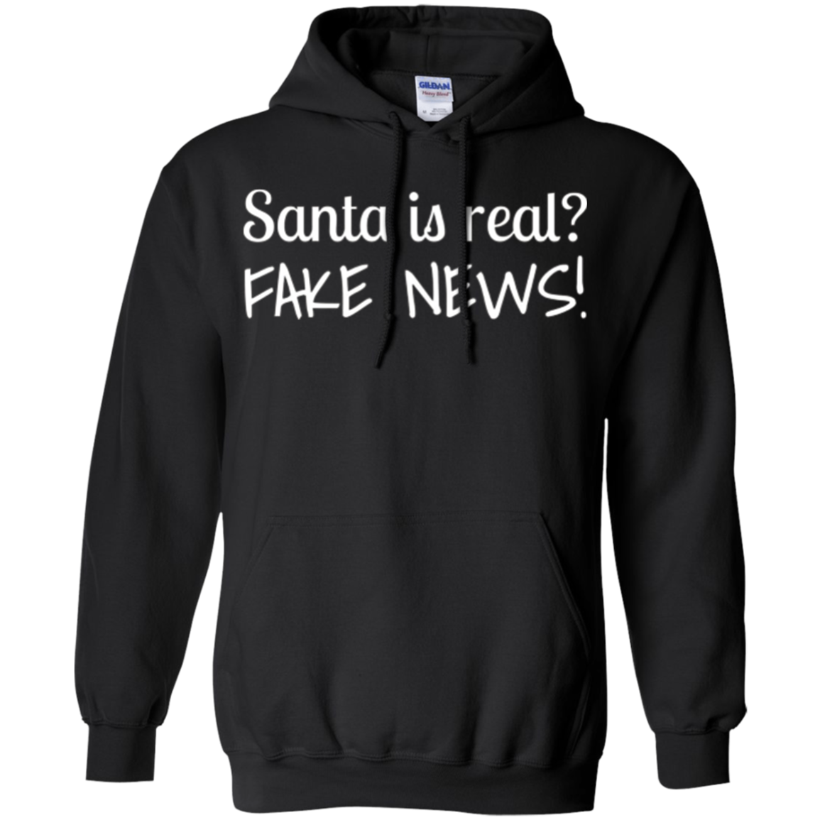 Santa Fake News T-Shirt Trump Joke Funny Christmas Gift