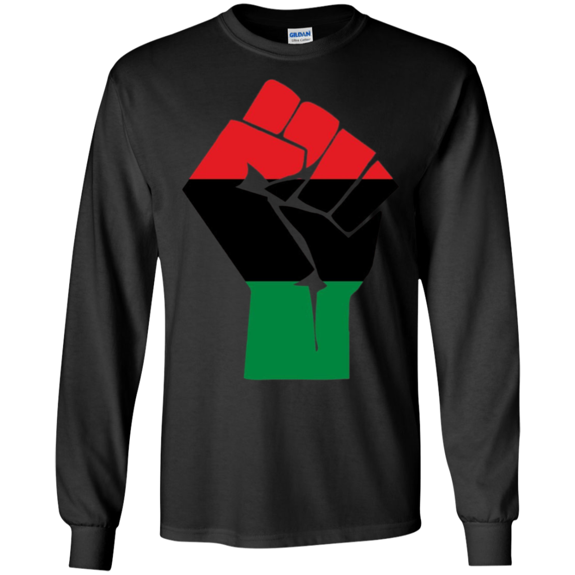 Afro-American Fist salute Shirt African Heritage Symbol Tee