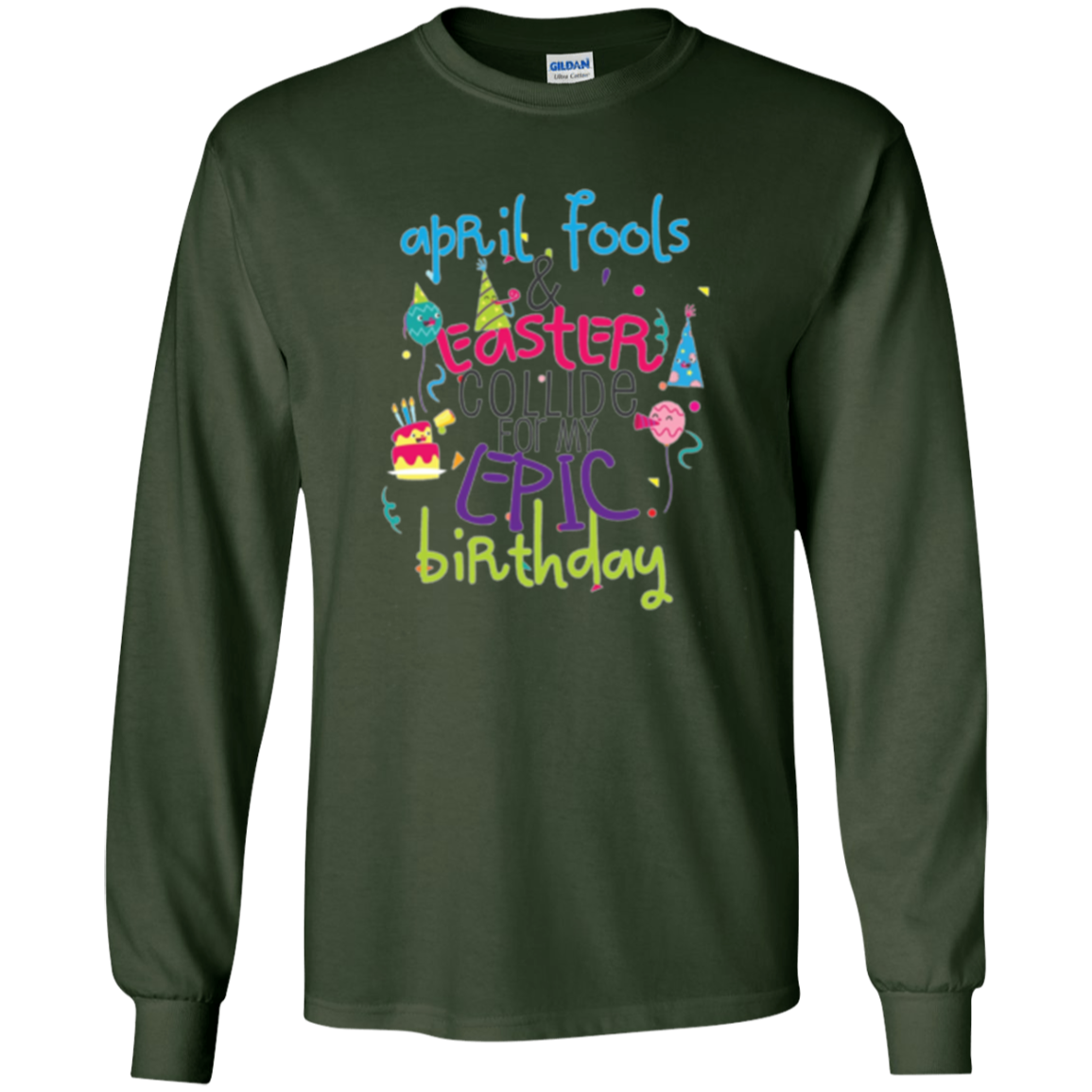April Fools Cute Easter Birthday Gift T-Shirt Girls Boys