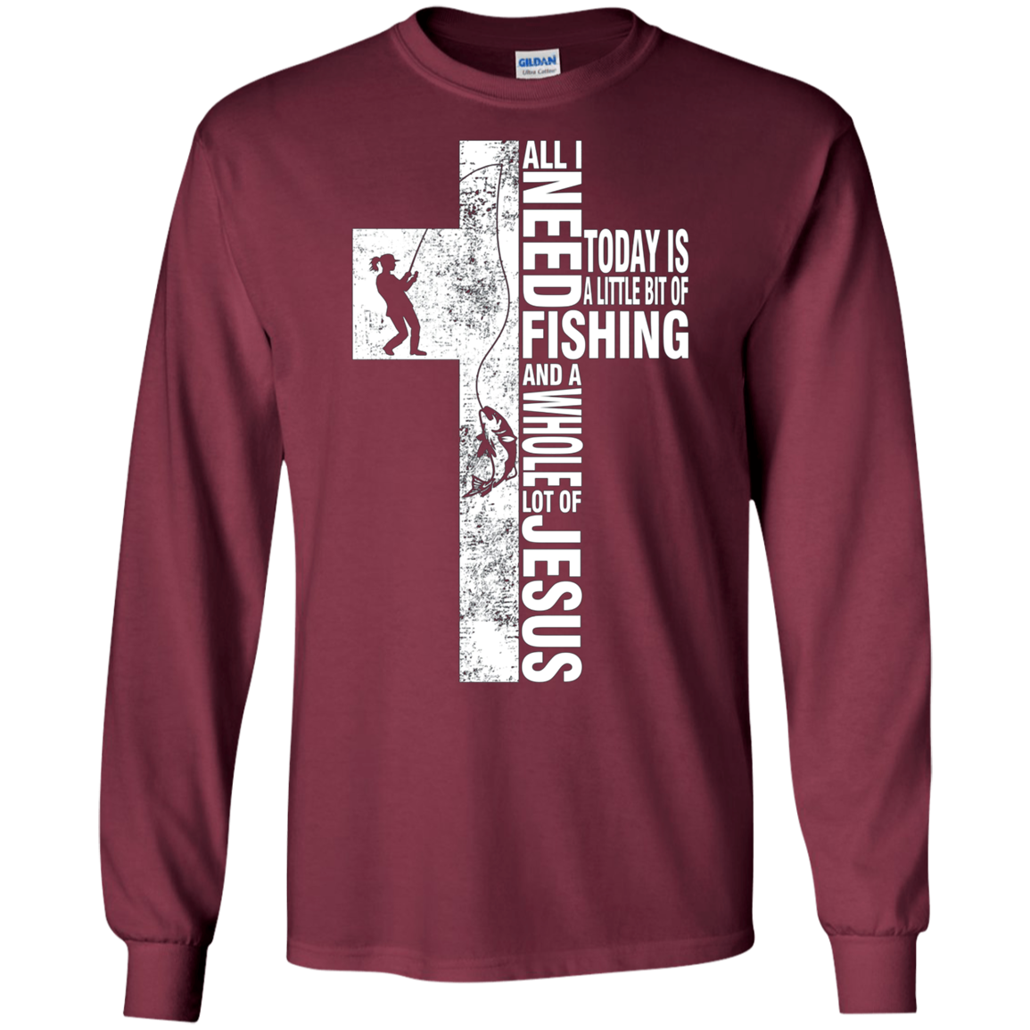 All I Need Is Fishing And Jesus T-shirt
