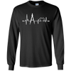 Image of Architect Heartbeat T-Shirt Funny Compass Architecture Gift
