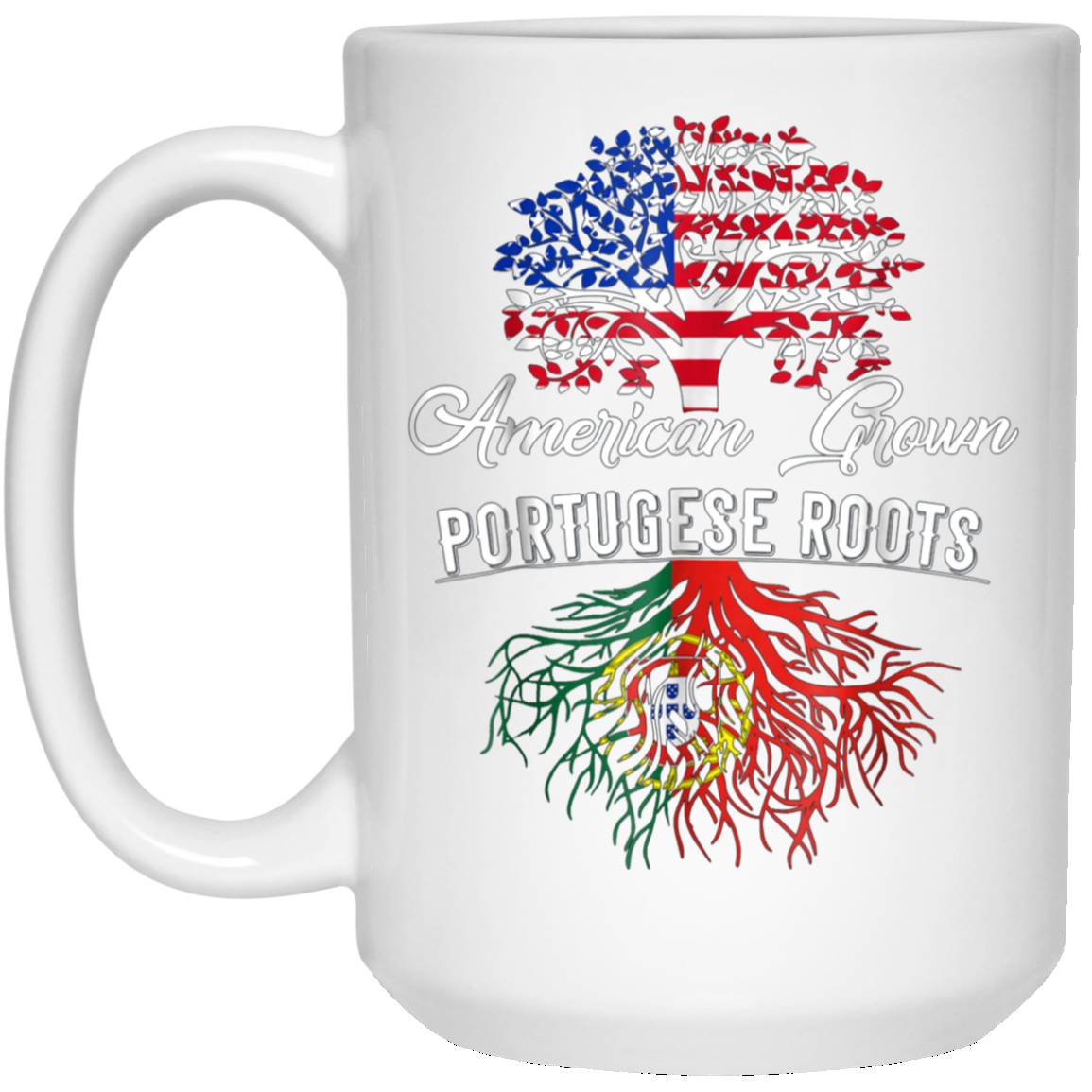 American Grown Portugese Roots T-Shirt Men Women Kids