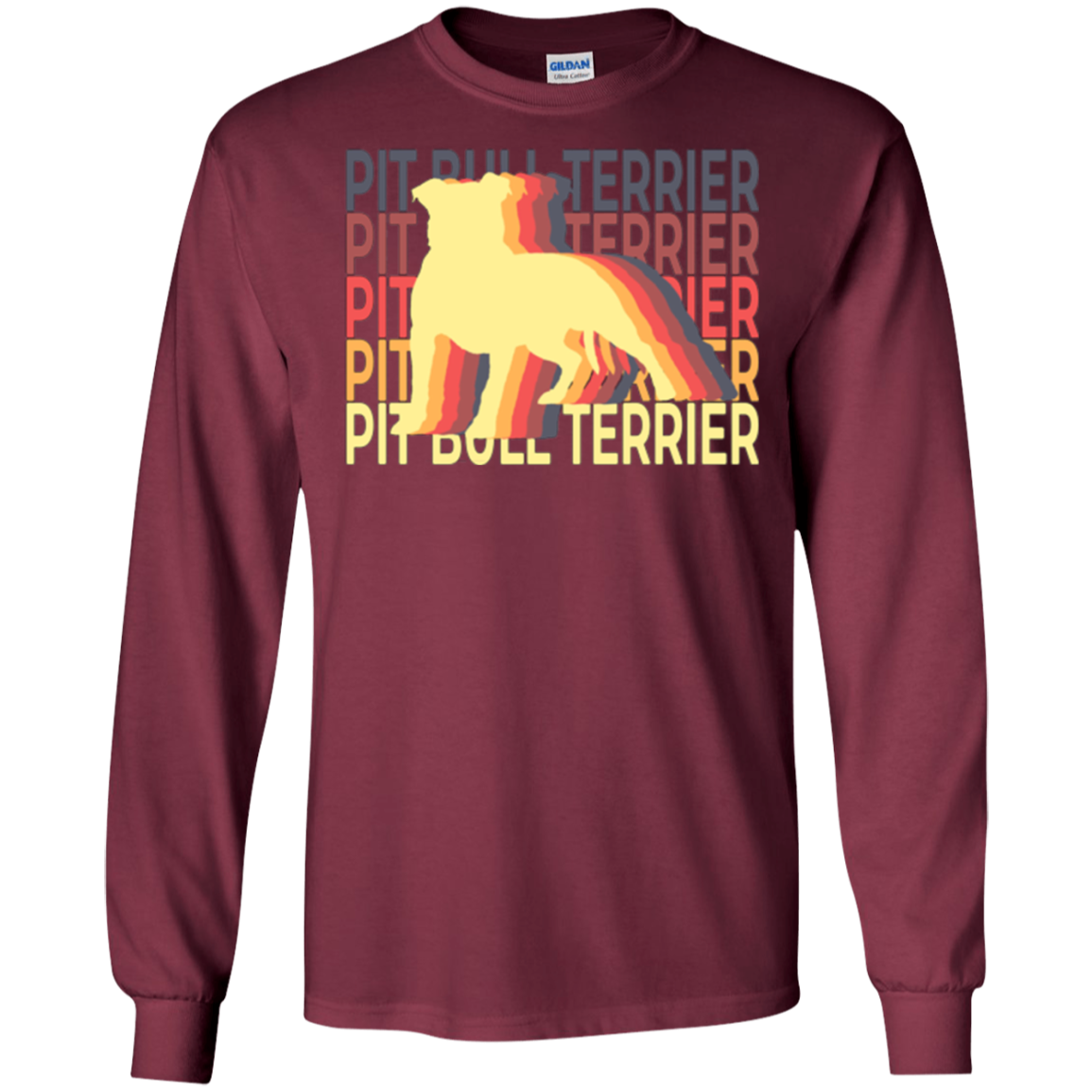 American Pit Bull Terrier T Shirt Vintage Repeat