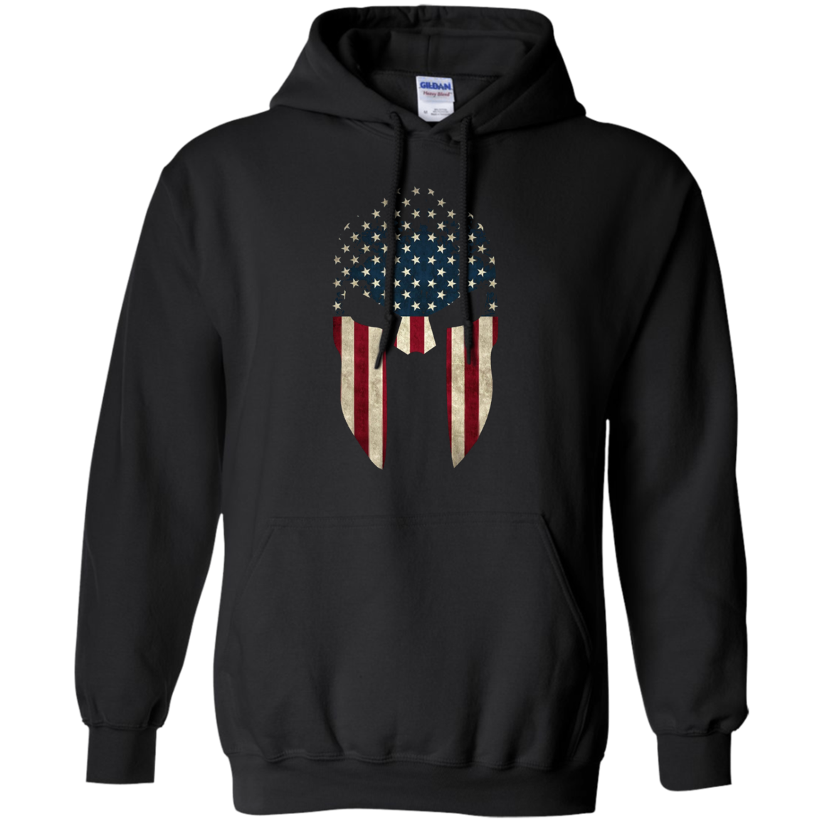 American Spartan Old Glory Molon Labe USA Flag T-Shirt