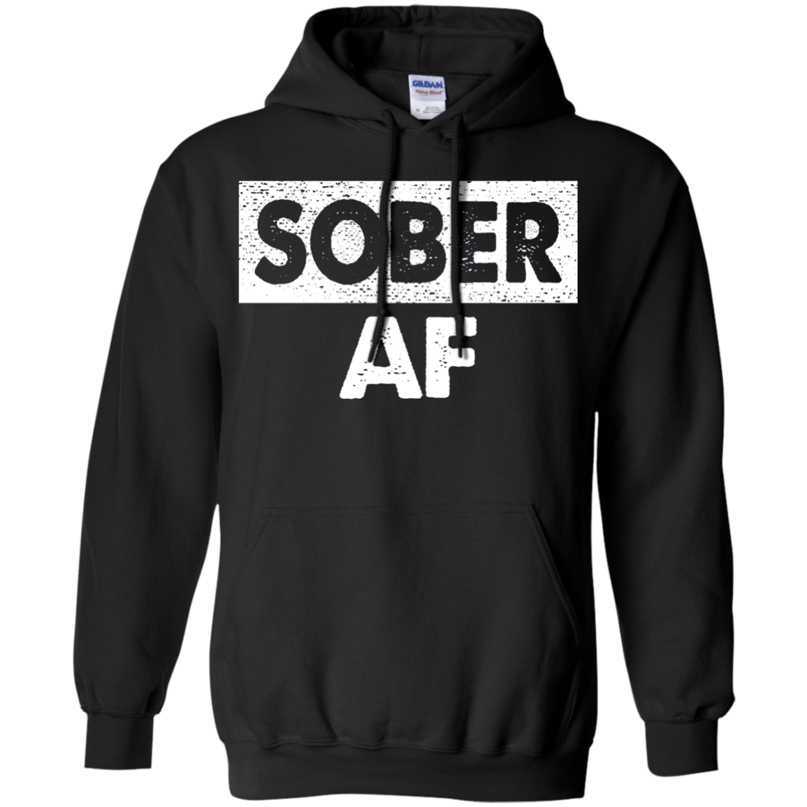 'Sober AF' Cool Sobriety Shirt