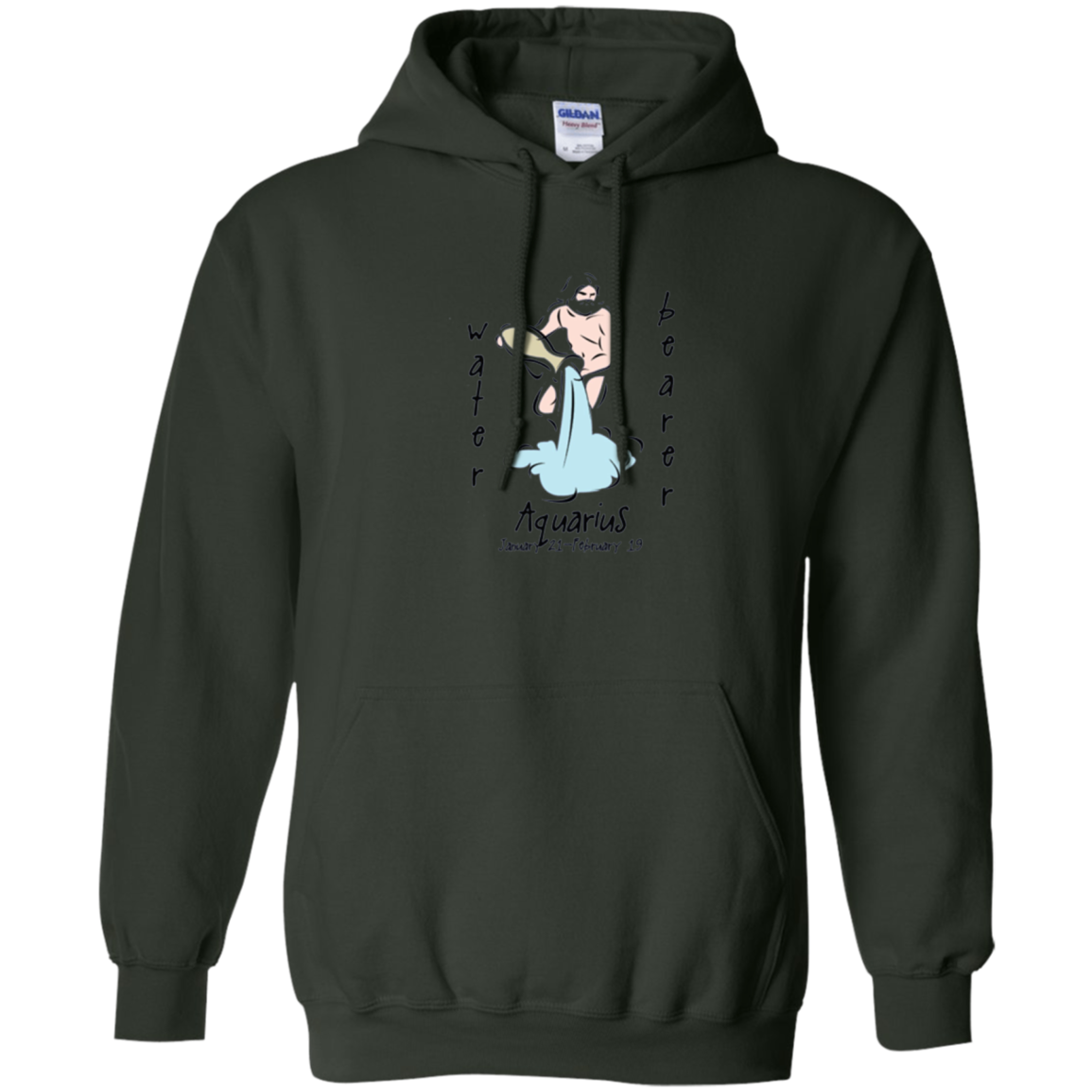 Astrology Aquarius Tshirt For The Water Bearer Sun Sign