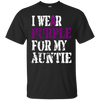 Image of Alzheimer's Awareness T-shirt I Wear Purple For My Auntie
