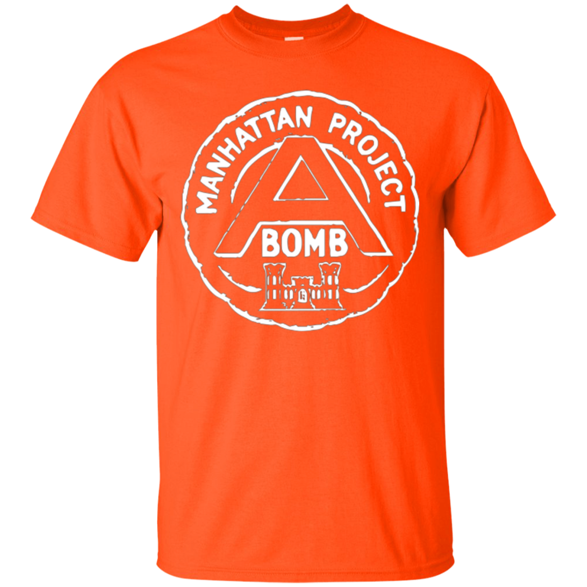Atomic Bomb Manhattan Project T-Shirt White Print