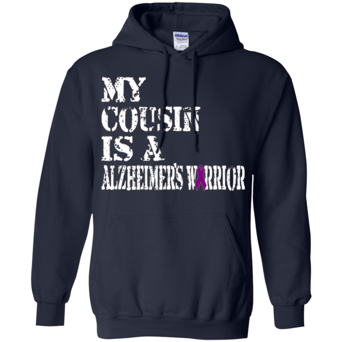 Alzheimer's Awareness Shirt For Brothers Purple Ribbon Tee