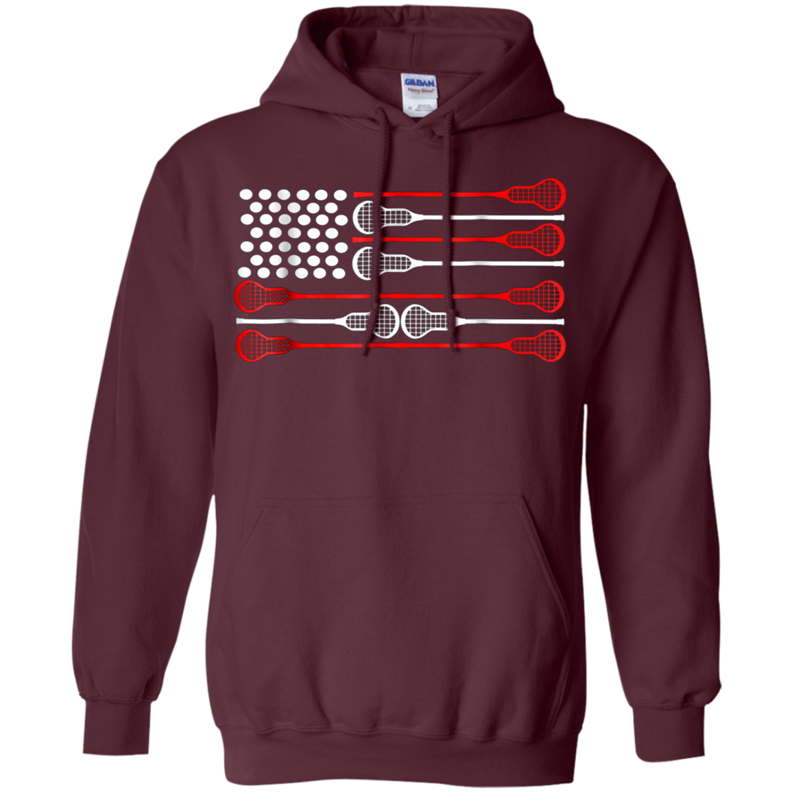 American flag lacrosse shirt 4th of july shirts for men gift