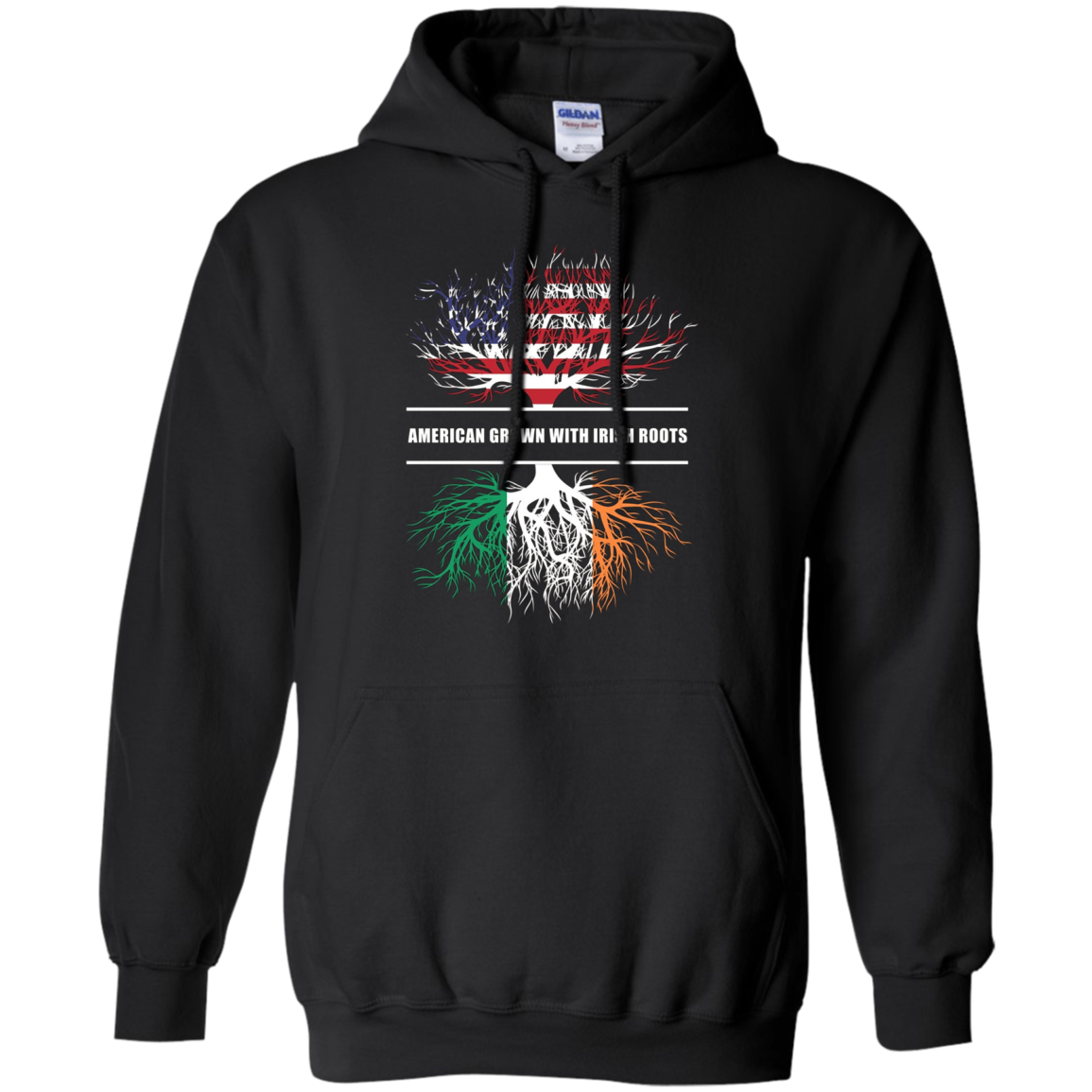 American Grown With Irish Roots T-Shirt Ireland Tee