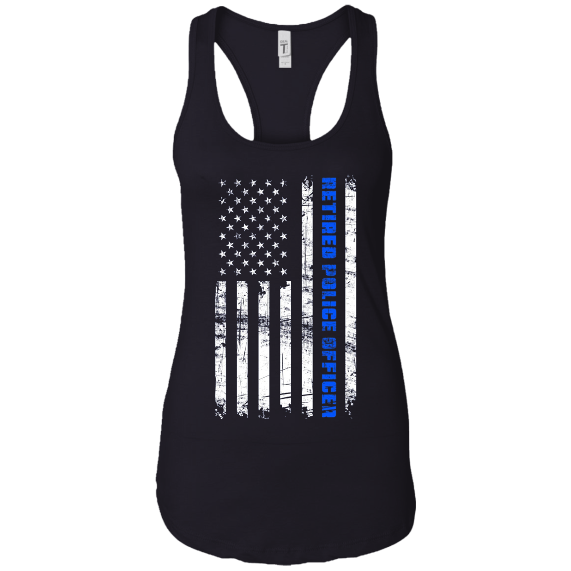 American Flag Retired Police Officer Shirt