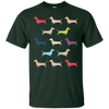 Image of Noël Enveloppé Dachshund Funny Doxie T-Shirt