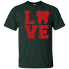 Image of AfhhF Women's Love Dental Tooth Summer Short Sleeve Tee Shirt Crew Neck Tees
