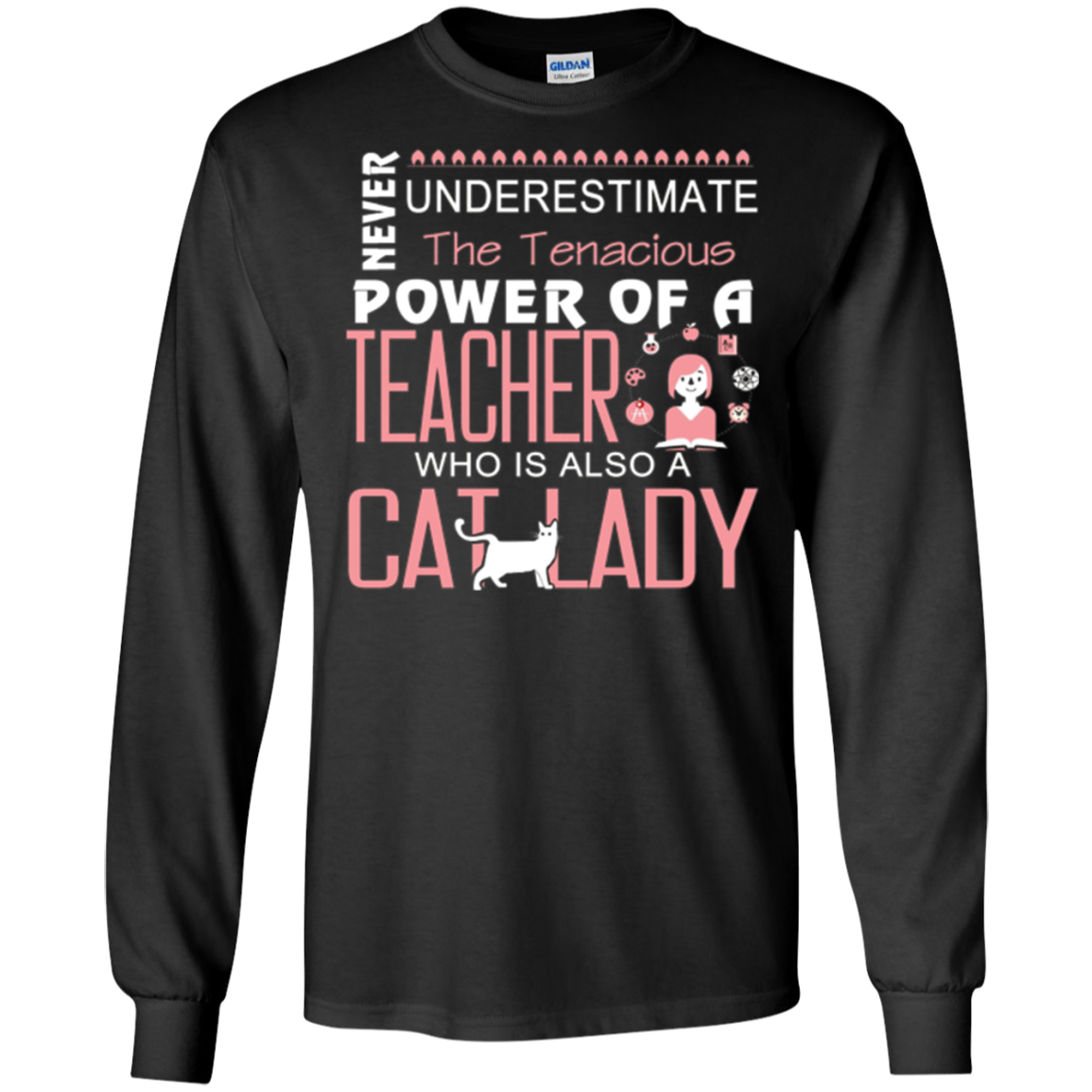 A Teacher Who Is Also A Cat Lady T Shirt, Cat T Shirt
