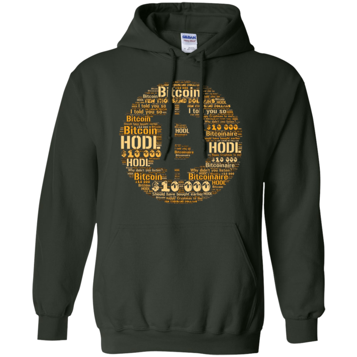 $10,000 Bitcoin - Cryptocurrency Shirt For Crypto Traders