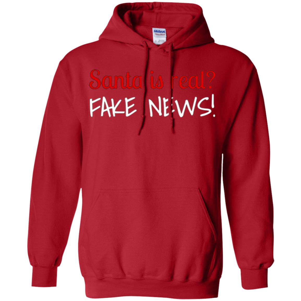 Santa Fake News T-Shirt Trump Joke Funny Christmas Gift