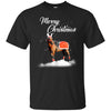 Image of Santa Merry Christmas Horse TShirt Farm Farmer Christmas Tee