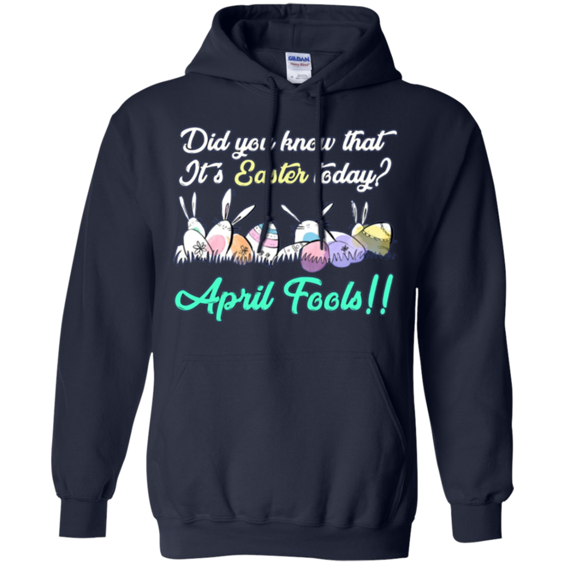 Funny Happy Easter April Fools Day Gift Long Sleee Shirt