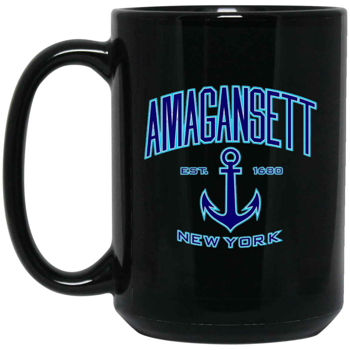 Amagansett, New York T-Shirt (Blue/Aqua)
