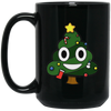 Image of Christmas Tree Poop Emoticon Funny Christmas Shirt