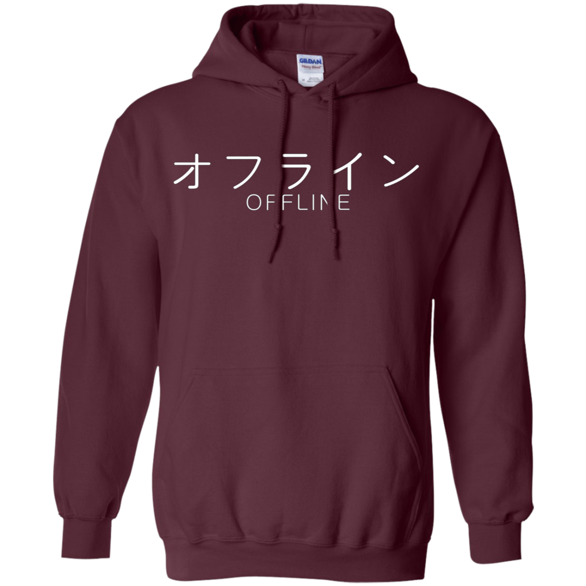 Aesthetic Offline Japanese Text Vaporwave Long Sleeve TShirt