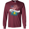 Image of American Grown with Kazakh Roots T-Shirt Kazakhstan Tee