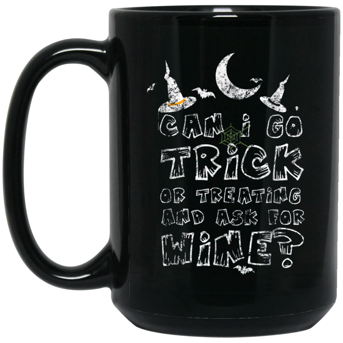 Adult Trick Or Treating For Wine Weathered T-Shirt