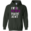Image of Alzheimer's Awareness Tshirt I Wear Purple For My Aunt