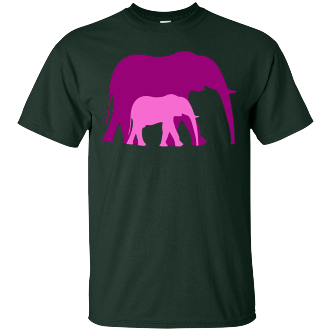 "Mother Daughter Bond" Elephant Herd Parent Child T-Shirt