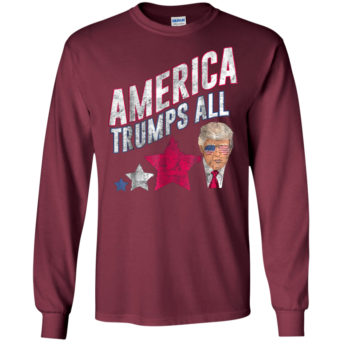 America Trumps All Patriotic 4th of July 2018 Tee