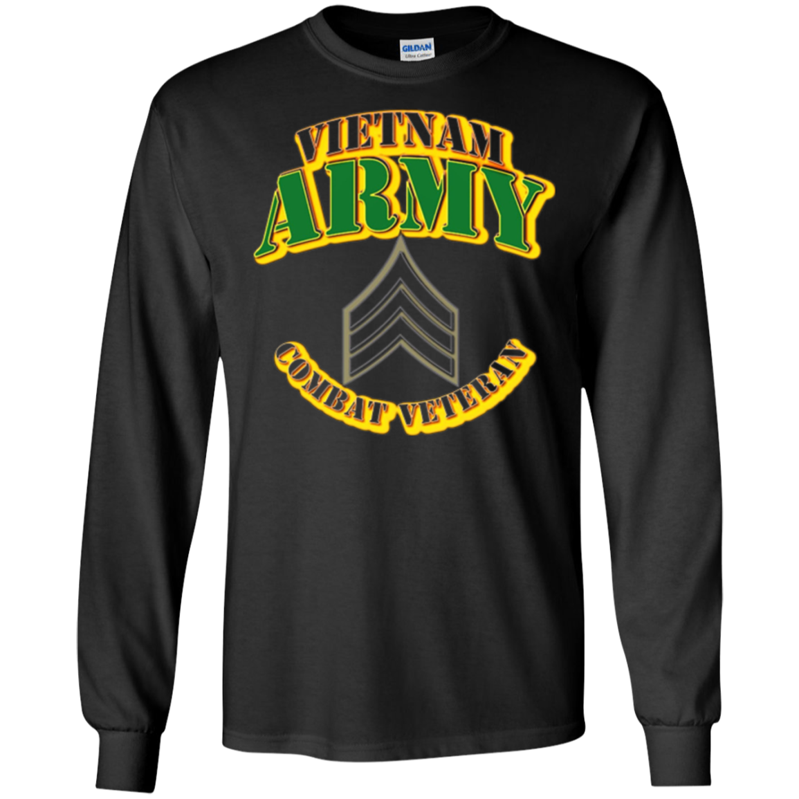 ARMÉE-SGT-T-Shirt, vétéran de la lutte au Vietnam
