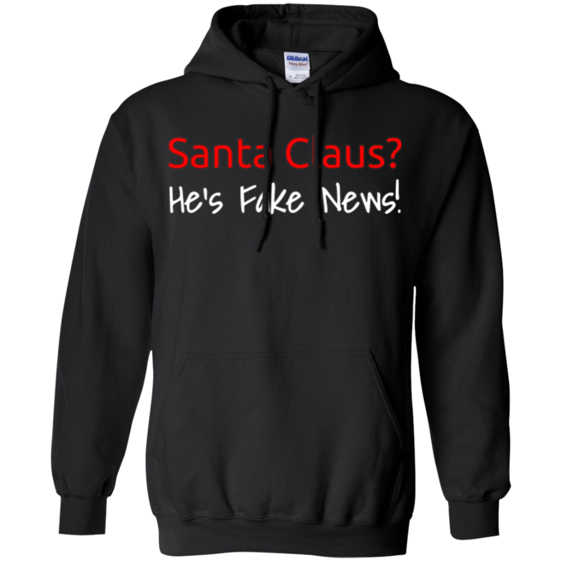 Santa Fake News T-Shirt Trump Joke Funny Christmas Gift