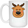 Image of Santa Reindeer Blitzen T-Shirt Christmas Group Costume Tee
