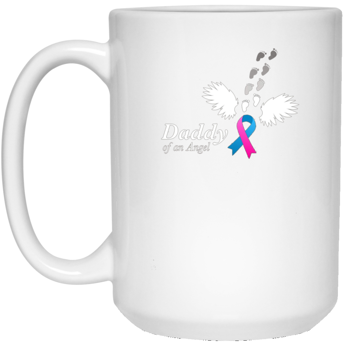 Angel Daddy T-Shirt. Miscarriage Awareness Infant Loss Tee