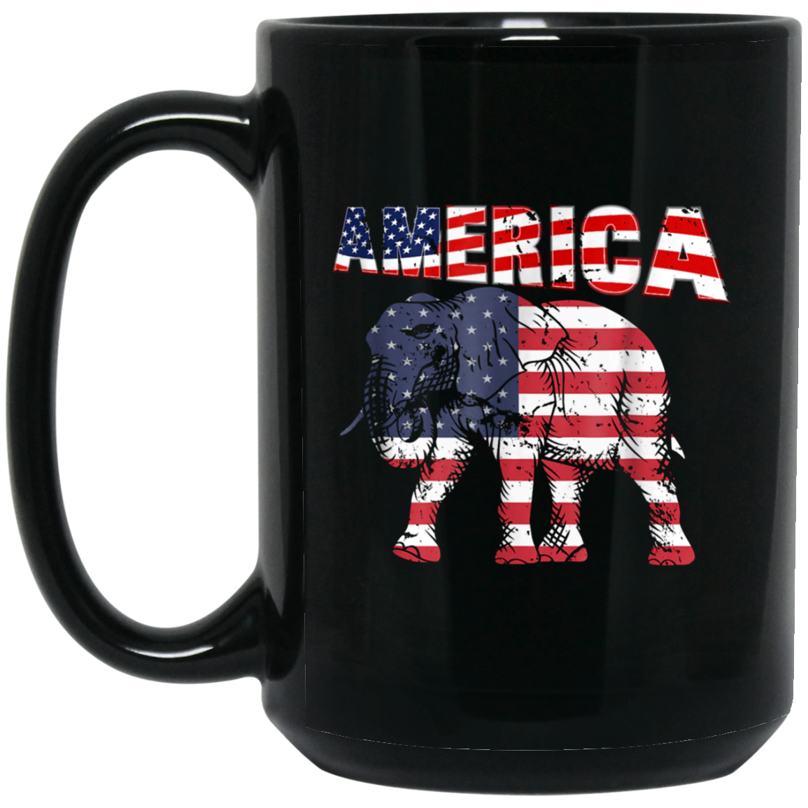 AMERICA Elephant Graphic T-Shirt Perfect Gift Women Men Kids