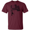 Image of 'Patriotic Fishing USA Flag' Cool Fishing July 4th Shirt